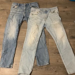 Bundle: two pairs mens American eagle jeans